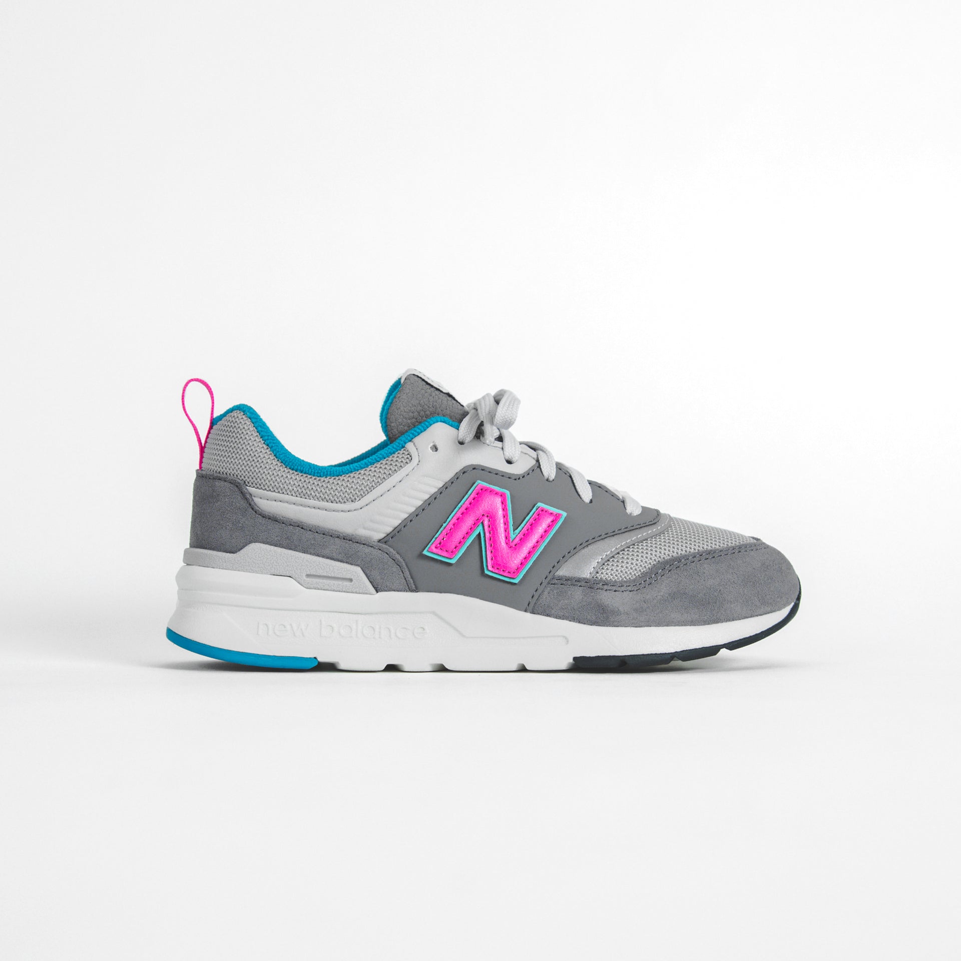 New Balance Grade School 997 HV1 - Grey / Pink / Blue