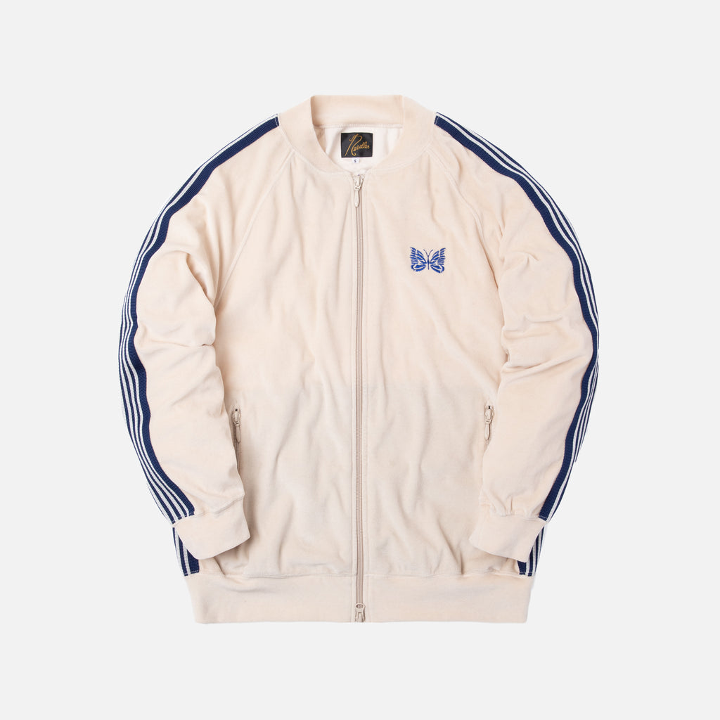 Needles Rib Collar Track Jacket - Beige – Kith