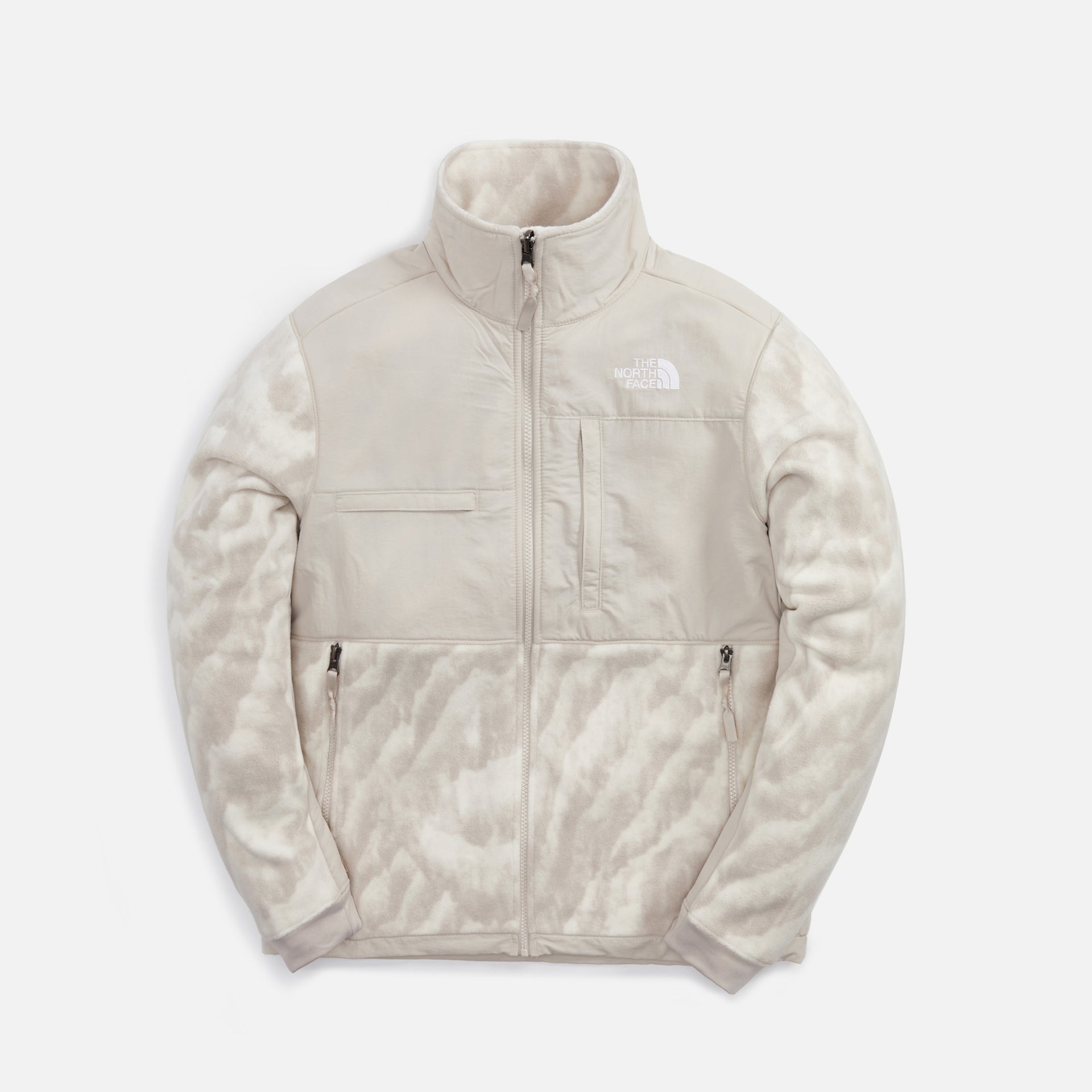 The North Face Printed Denali 2 Jacket - Silver Grey / Wooden Tiger