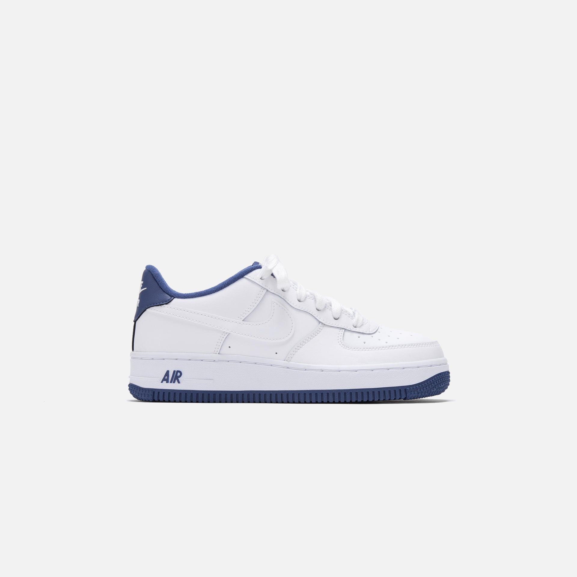 Nike Grade School Air Force 1 - White / White Deep / Royal Blue