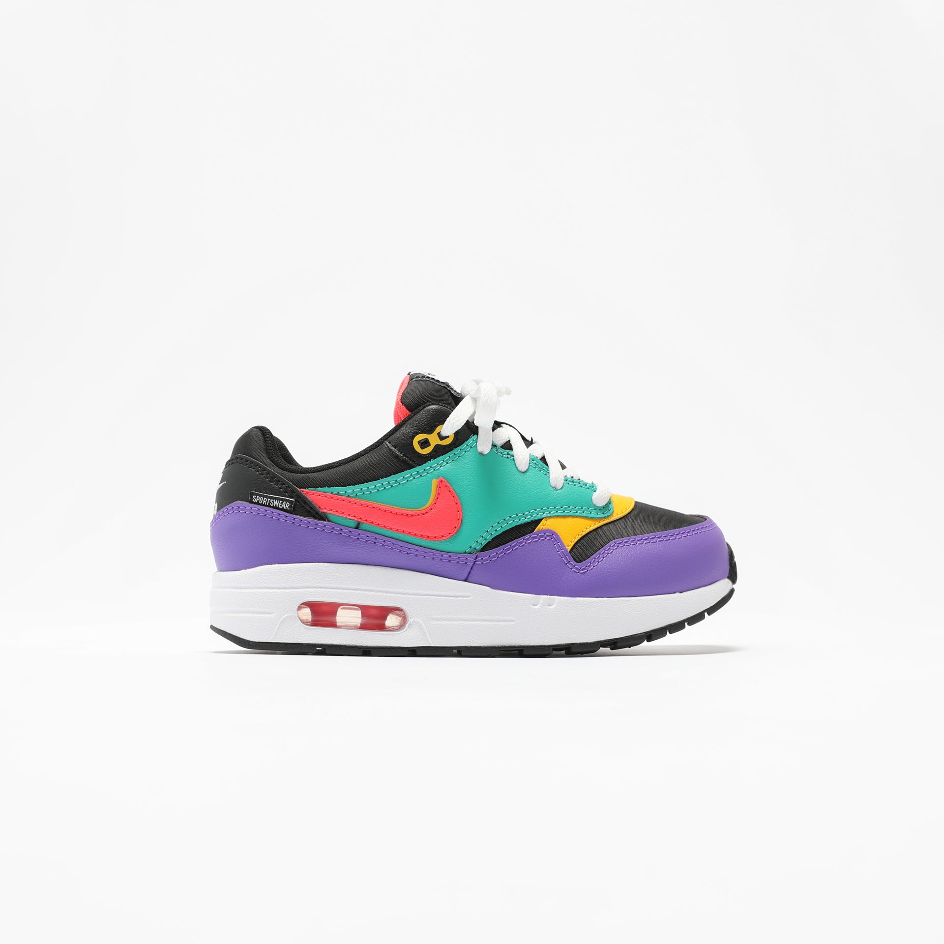 Nike Air Max 1 Game Change - Black / Kinetic Green / Psychic Purple / Flash Crimson