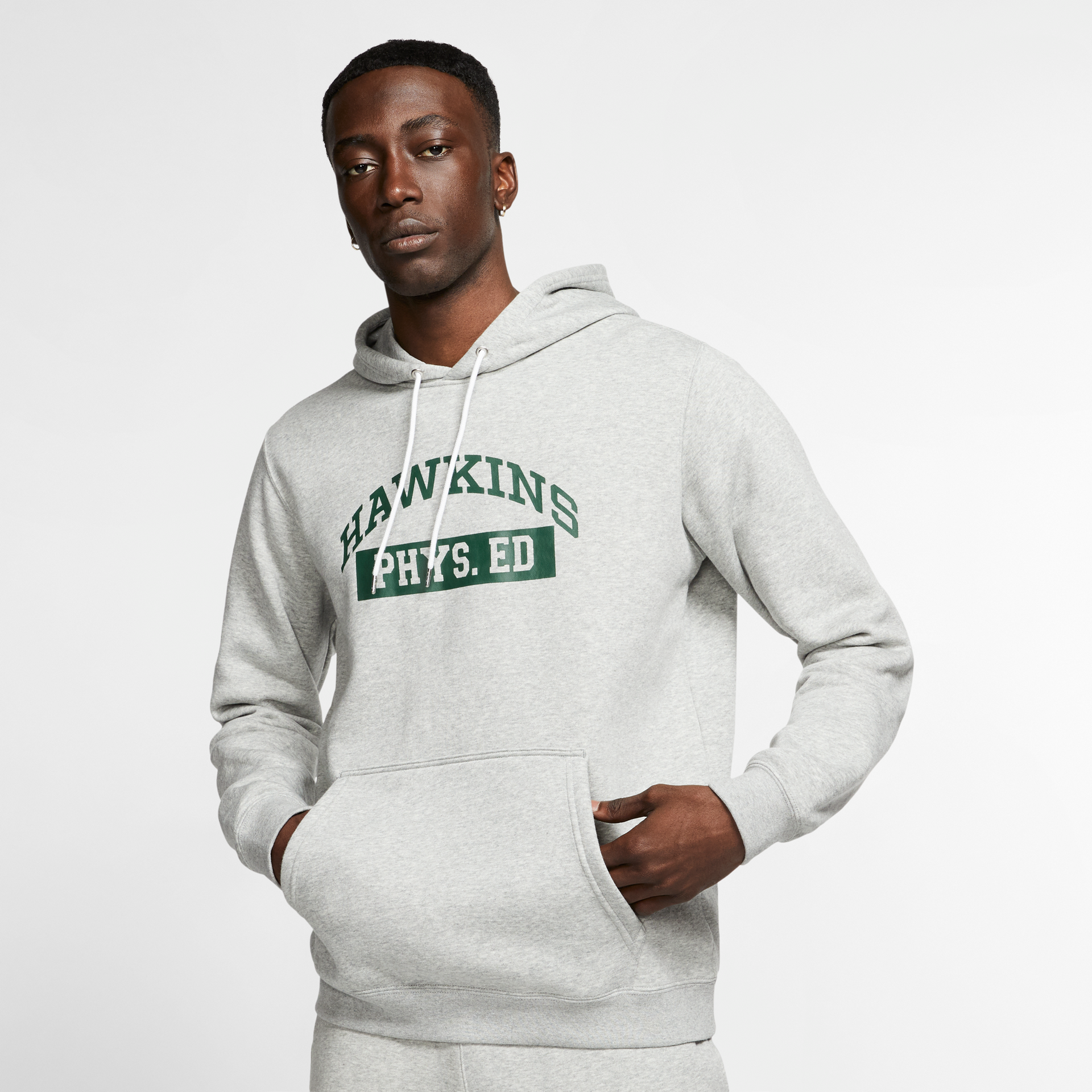 Nike x Stranger Things NRG Club PO BB S.T. Hoodie - Grey