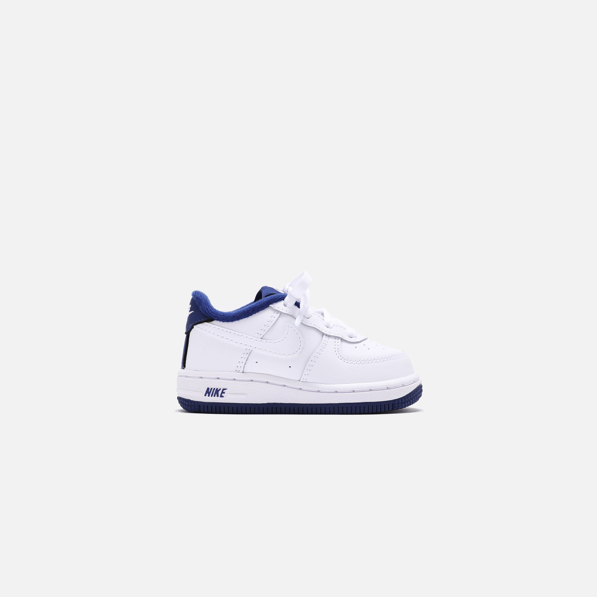 Nike Toddler Air Force 1 - White / White Deep / Royal Blue