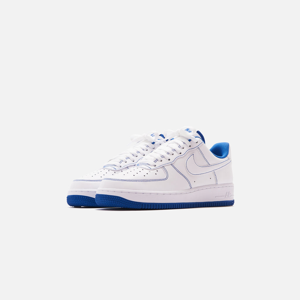 Nike Air Force 1 Stitch - White / Game Royal