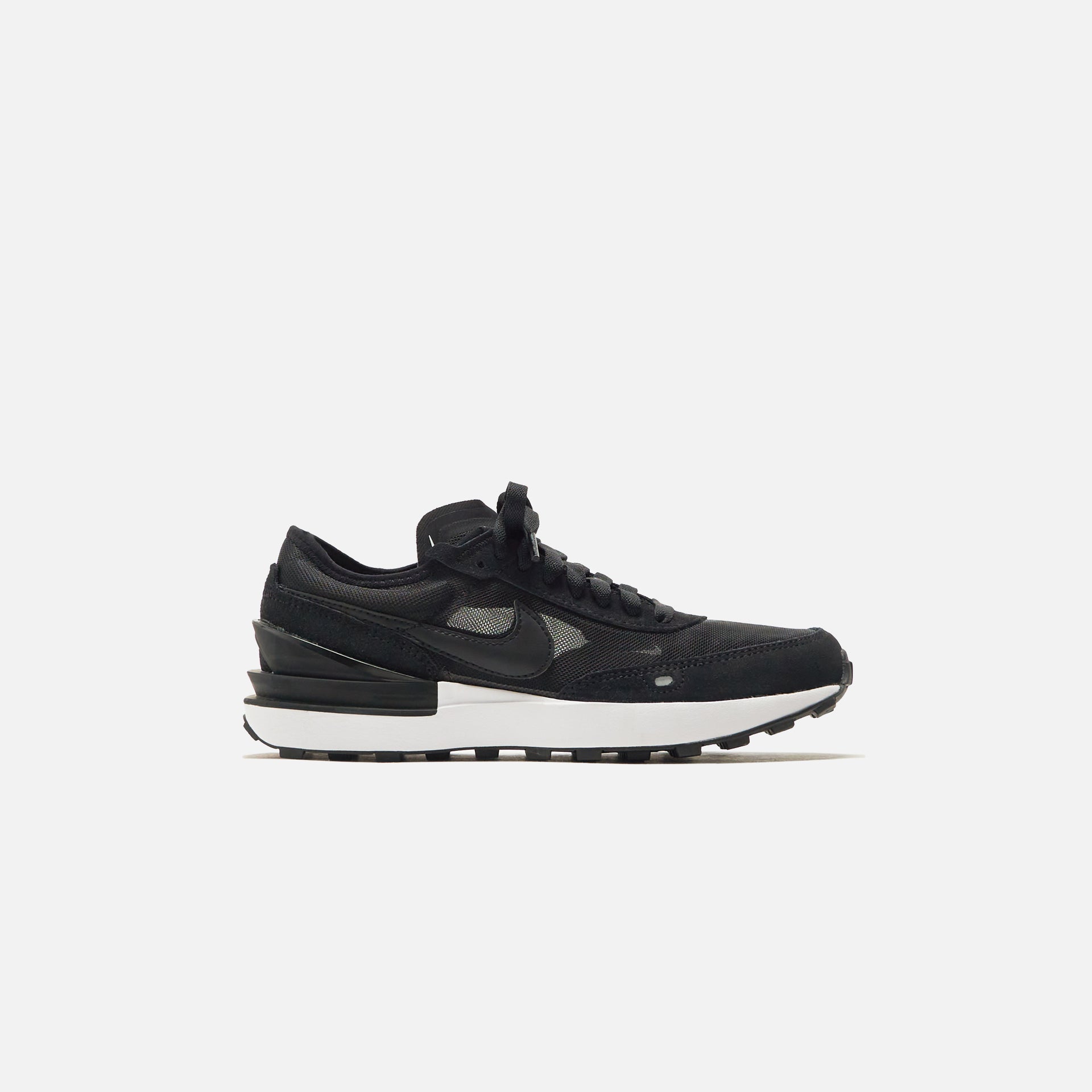 Nike Grade School Waffle One - Black / White / Orange