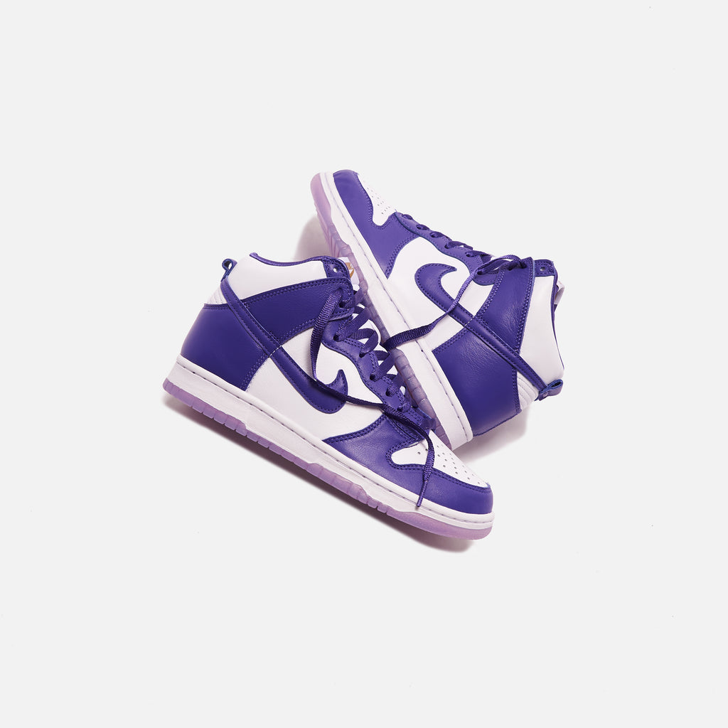 Nike WMNS Dunk High SP - White / Varsity Purple – Kith