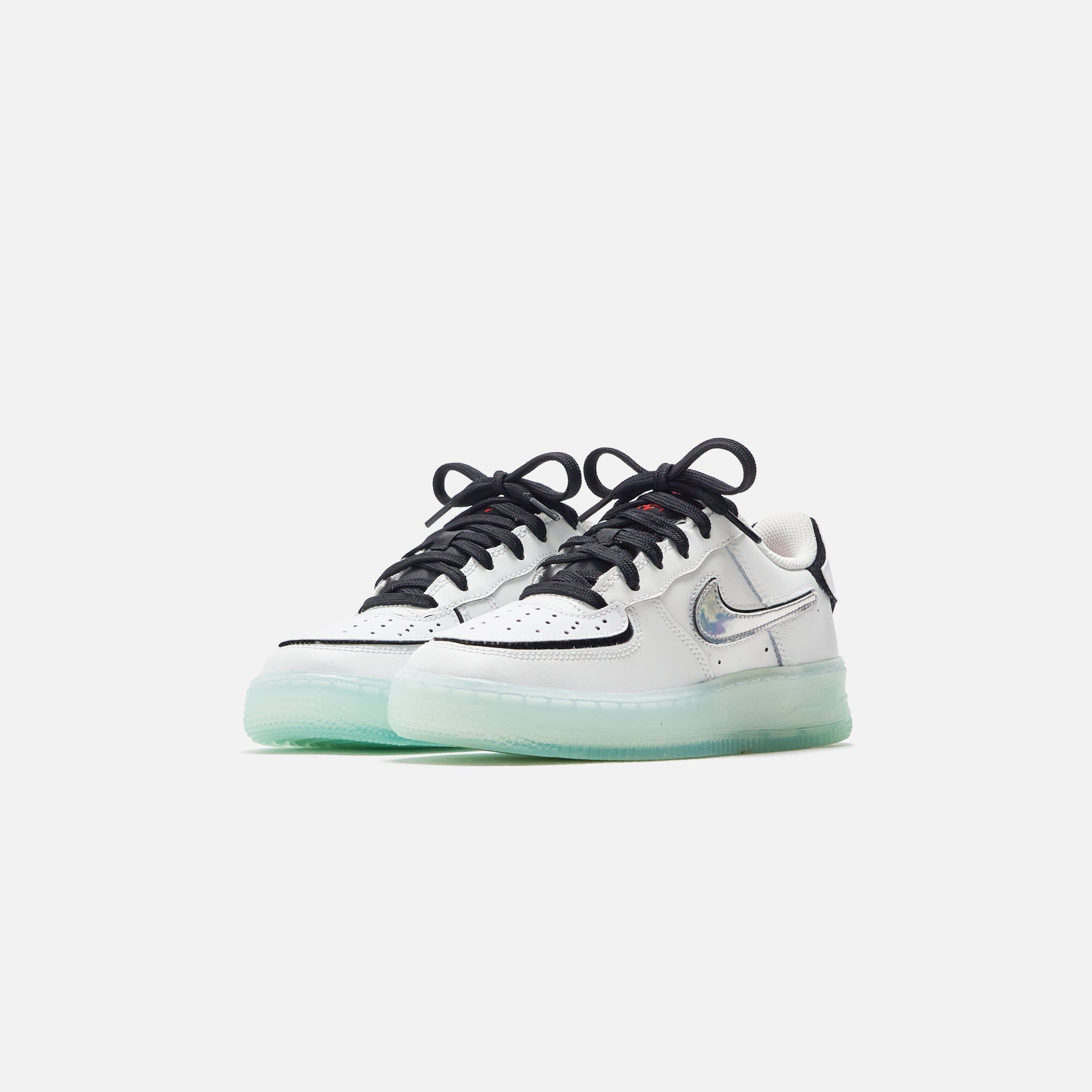Nike Grade School Air Force 1/1 - Summit White / Multicolor / Black