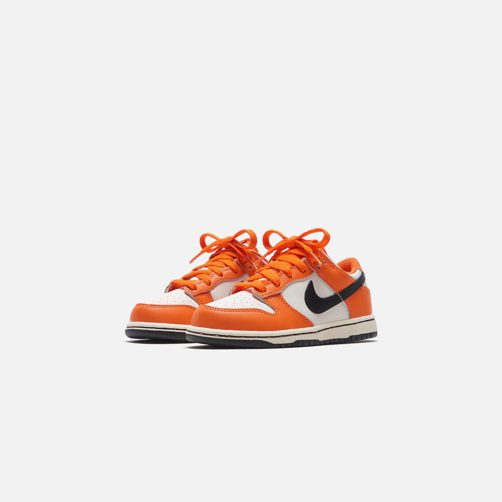 Nike Dunk Low Safety Orange/Phantom/Black Preschool Kids' Shoe