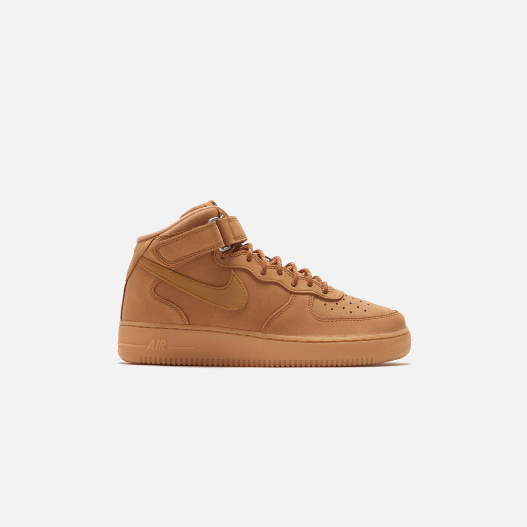 suffix Nat sted Kriminel Nike Air Force 1 Mid '07 - Flax / Gum Light Brown / Black / Wheat – Kith