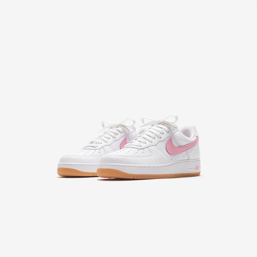 Nike Air Force 1 Low Retro - White / Pink Gum / Yellow / Metallic