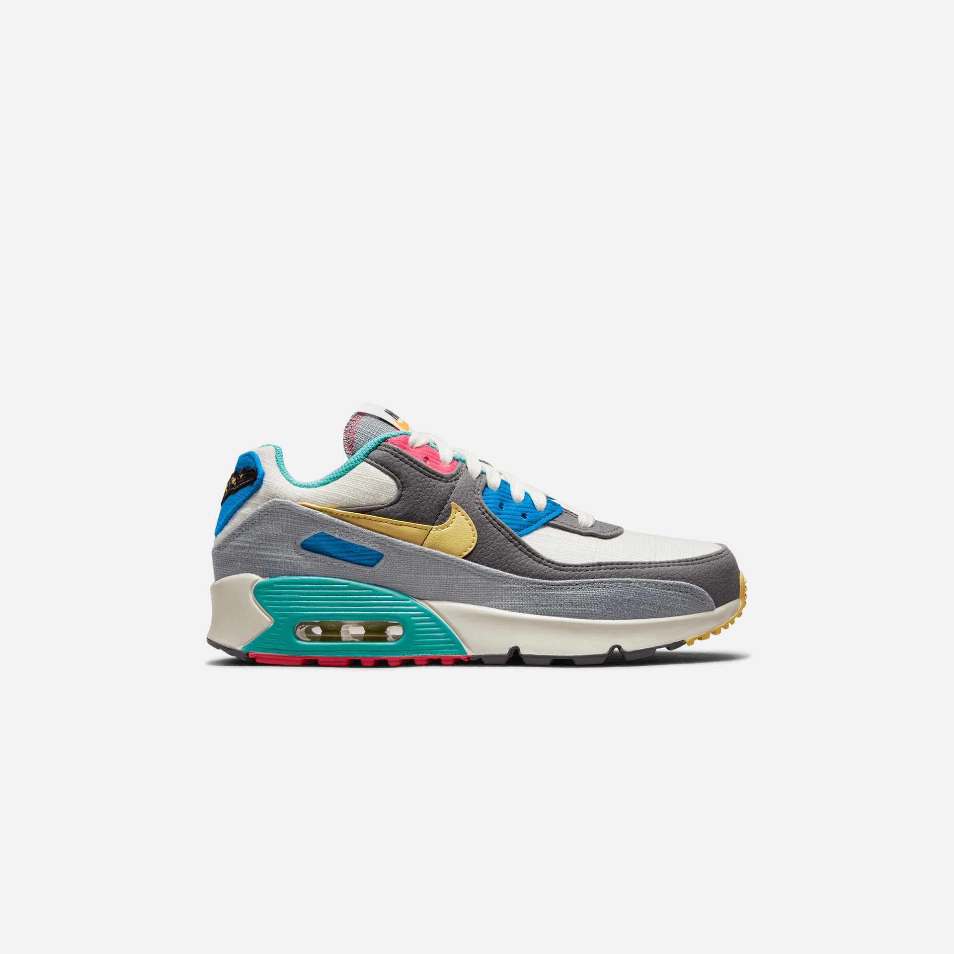 Nike GS Air Max 90 - Phantom / Iron Grey / Rush Pink / Celery