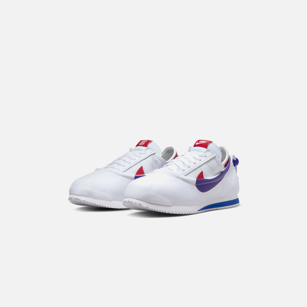 Nike x CLOT Cortez - White / Game Royal / University Red