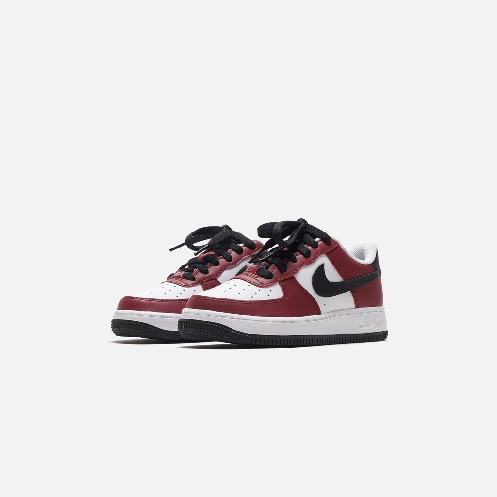 Nike Air Force 1 Custom Low Two Tone Chicago Red White Shoes Men Women Kids  