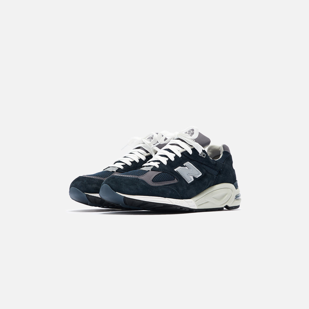 New balance 990 v2 kith navy Clearance