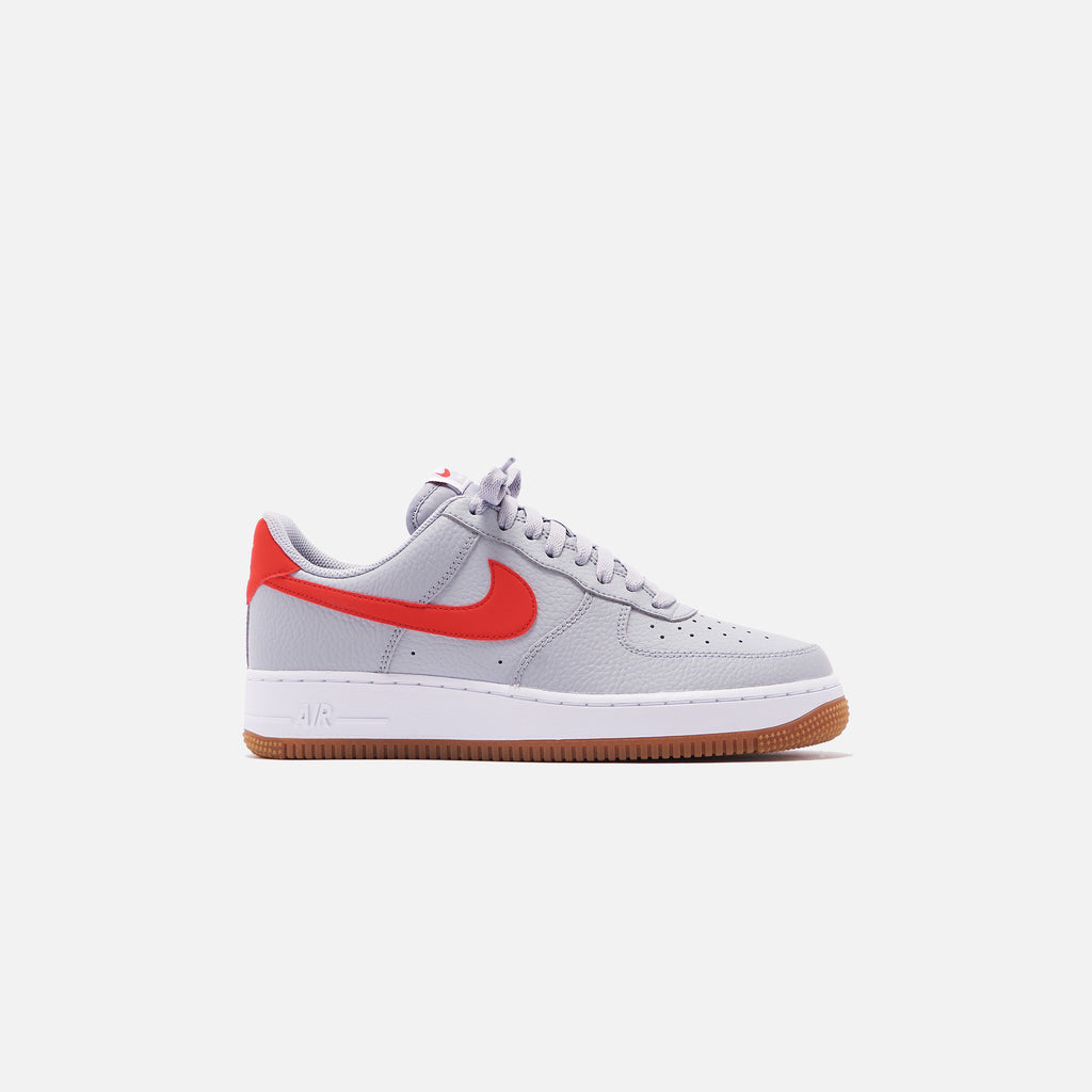 Nike Air Force 1 High '07 LV8 Men's Shoes Wolf Grey/University Red  806403-007 