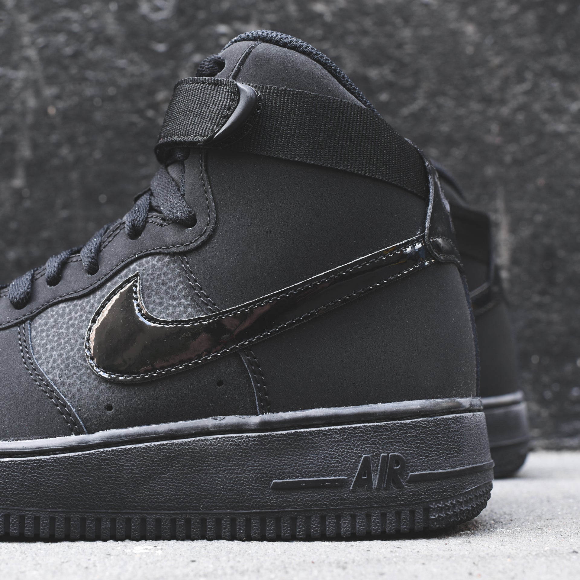 Nike Grade School Air Force 1 High - Black
