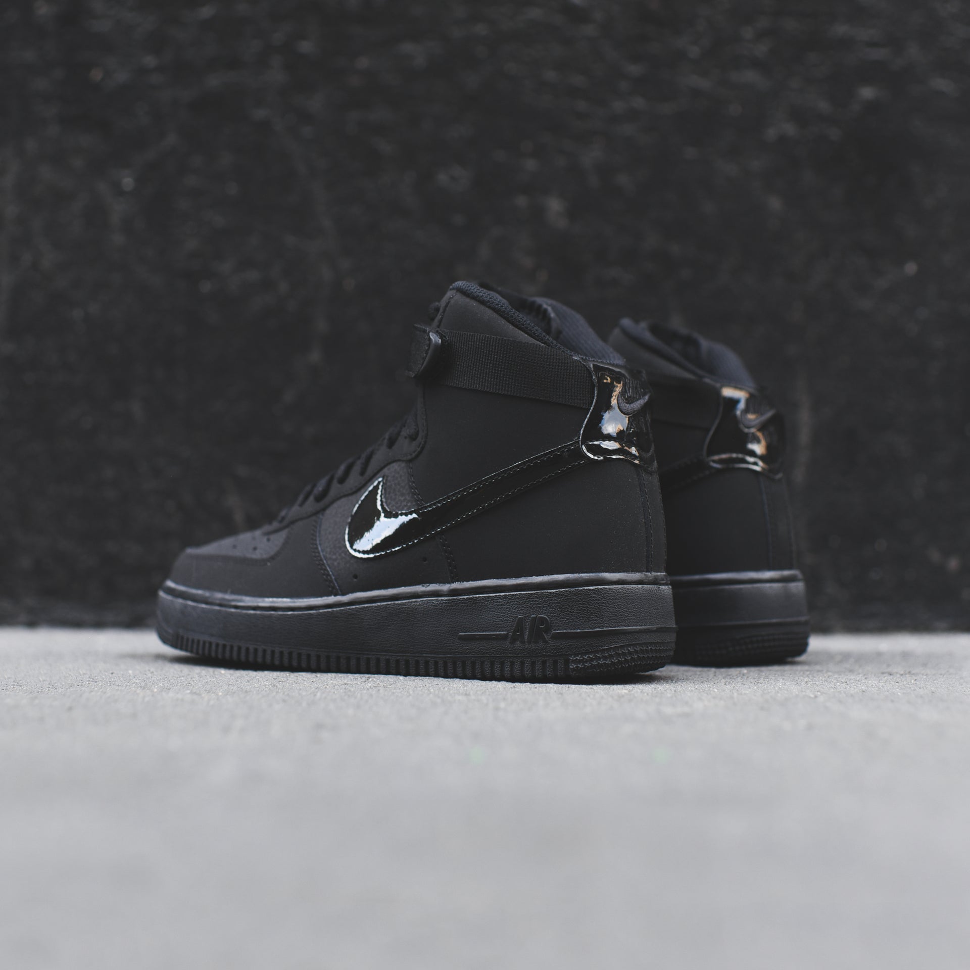 Nike Grade School Air Force 1 High - Black