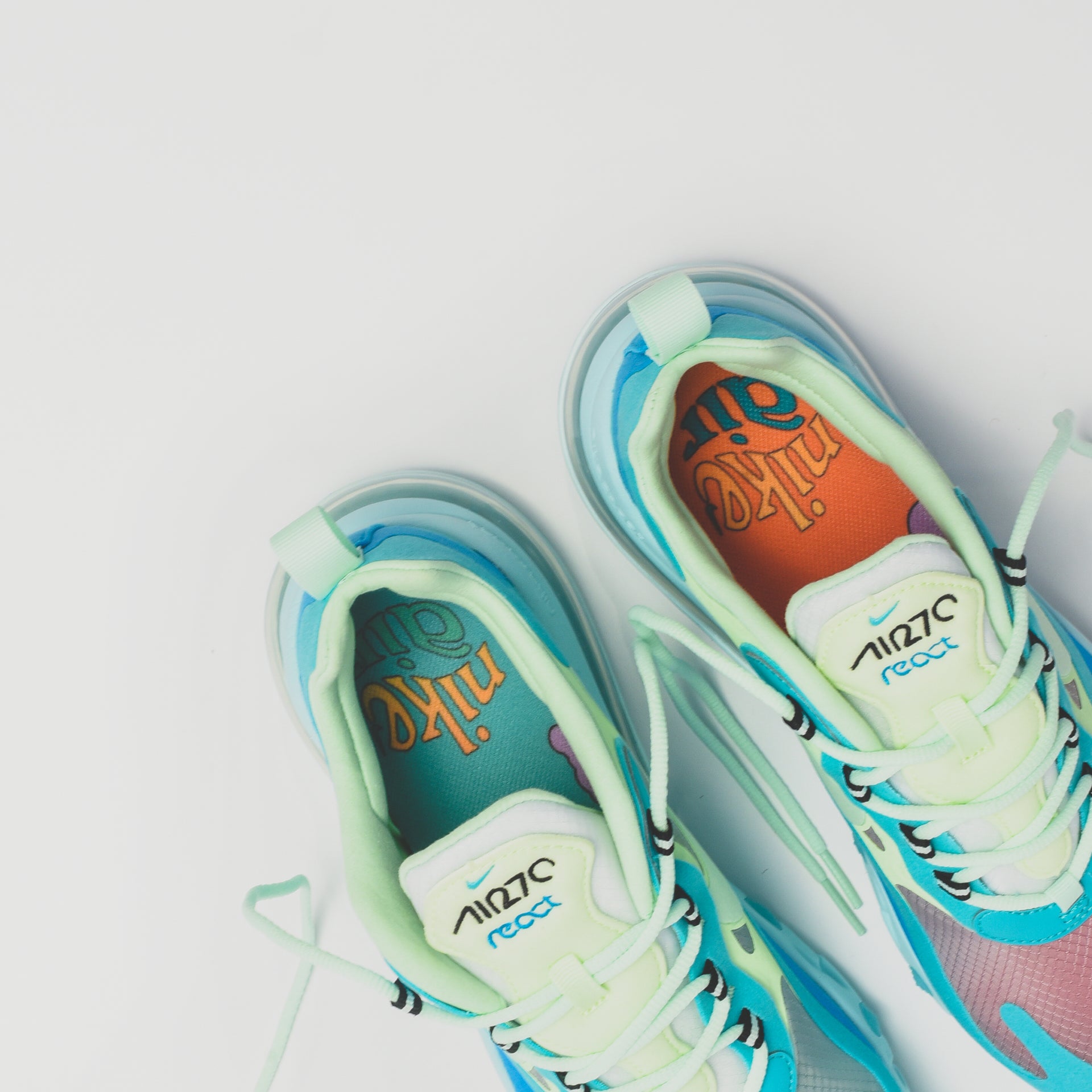 Nike Air Max 270 React - Hyper Jade / Frosted Spruce / Barley Volt