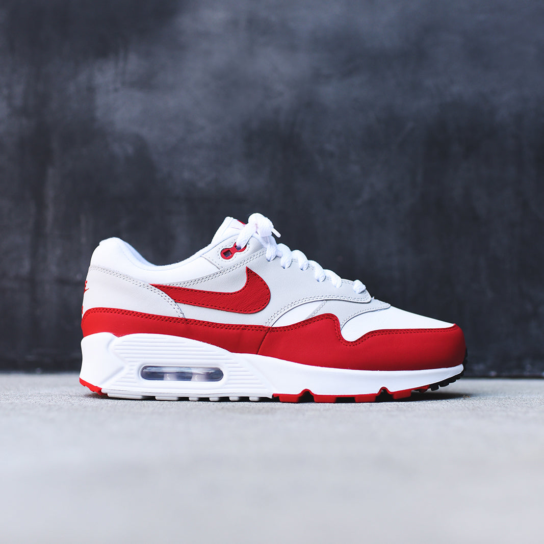 Nike Air Max 90/1 - White / University Red / Neutral Grey / Black