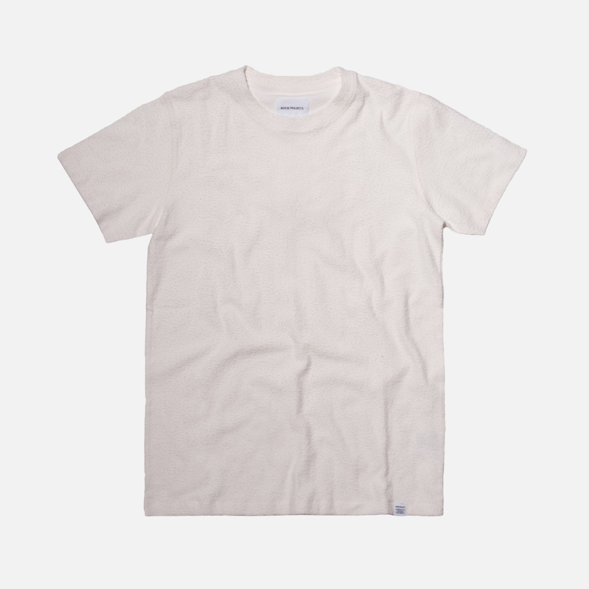 Norse Projects Niels Towelling Tee - Lucid White