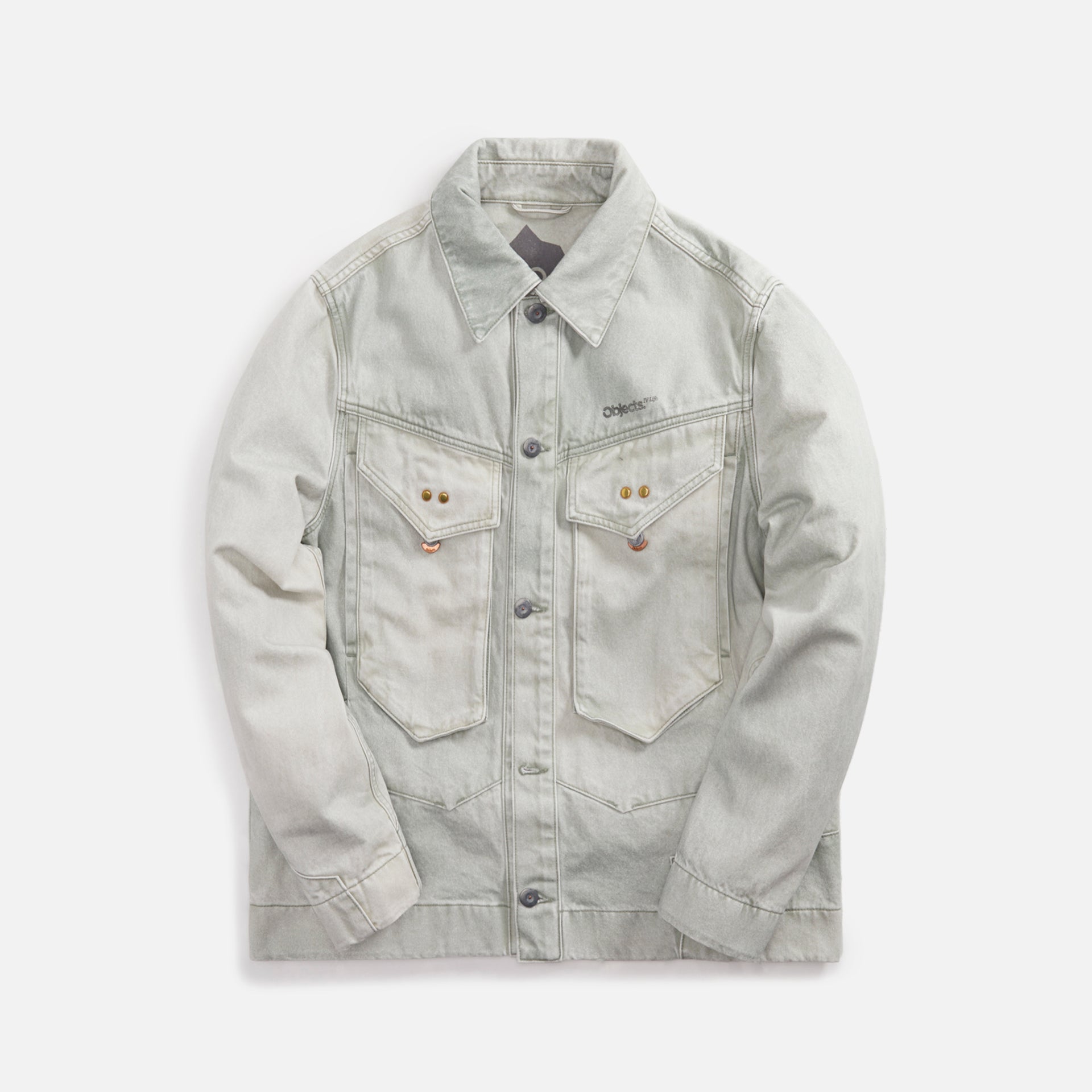 Objects IV Life Denim Utility Jacket - Patina Green