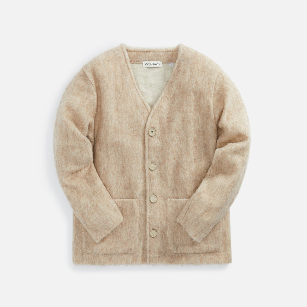 Our Legacy Antique Wool Blend Cardigan   Beige – Kith