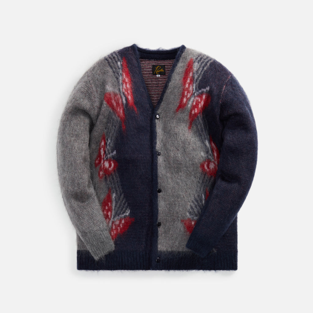 Needles Papillon Mohair Cardigan - Navy