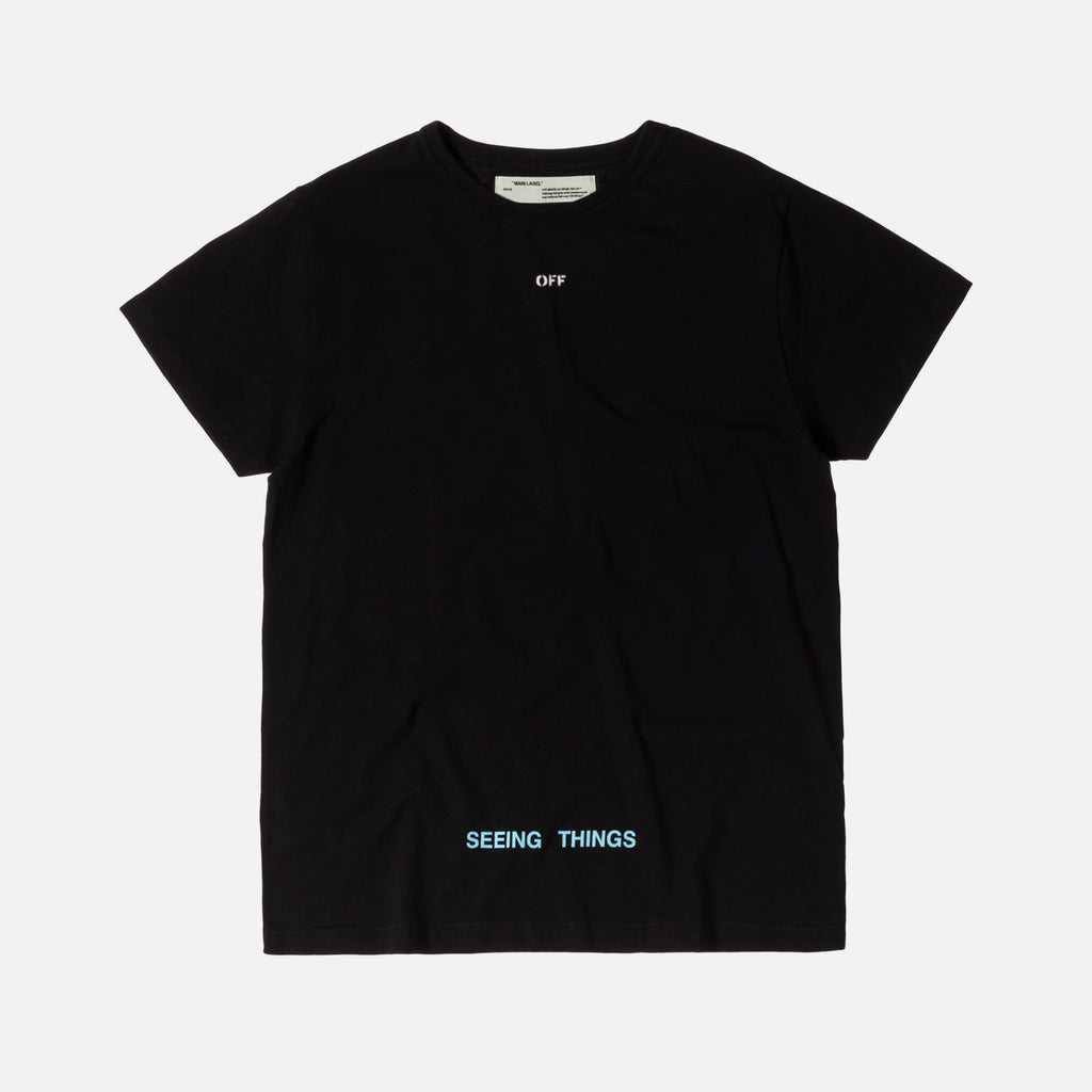 Off white seeing outlet things tee black