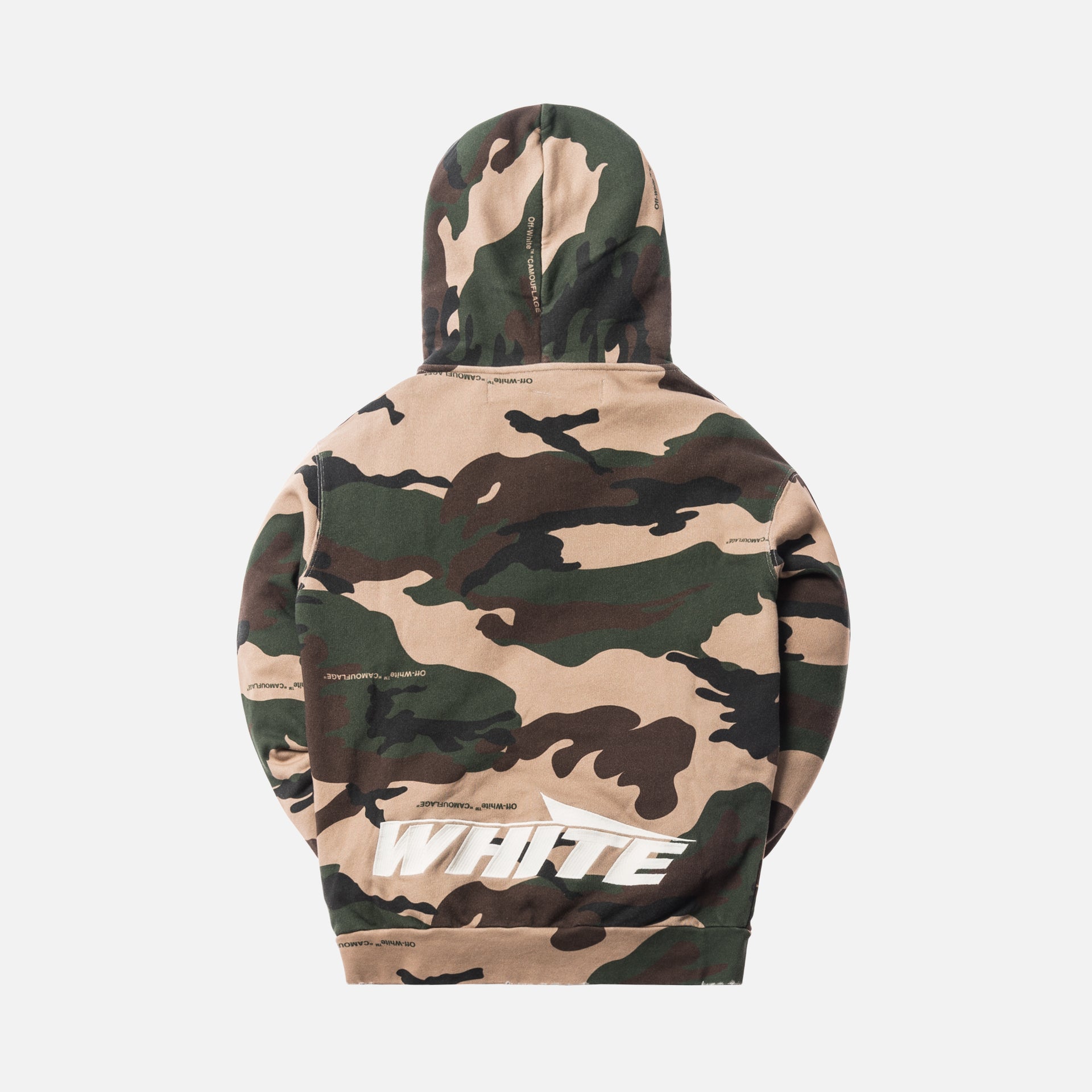 Off-White Zip Hoodie - Camo