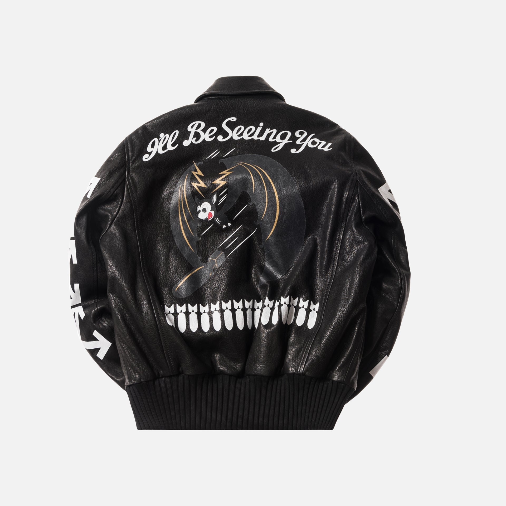 Off-White Aviator Airbrushed Bomber - Black /Multi