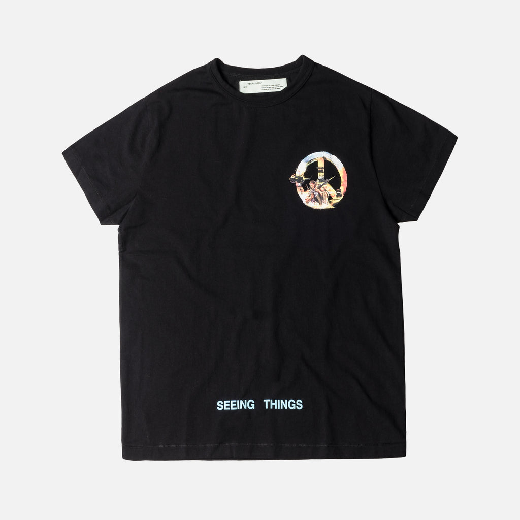 Off white seeing things tee outlet black