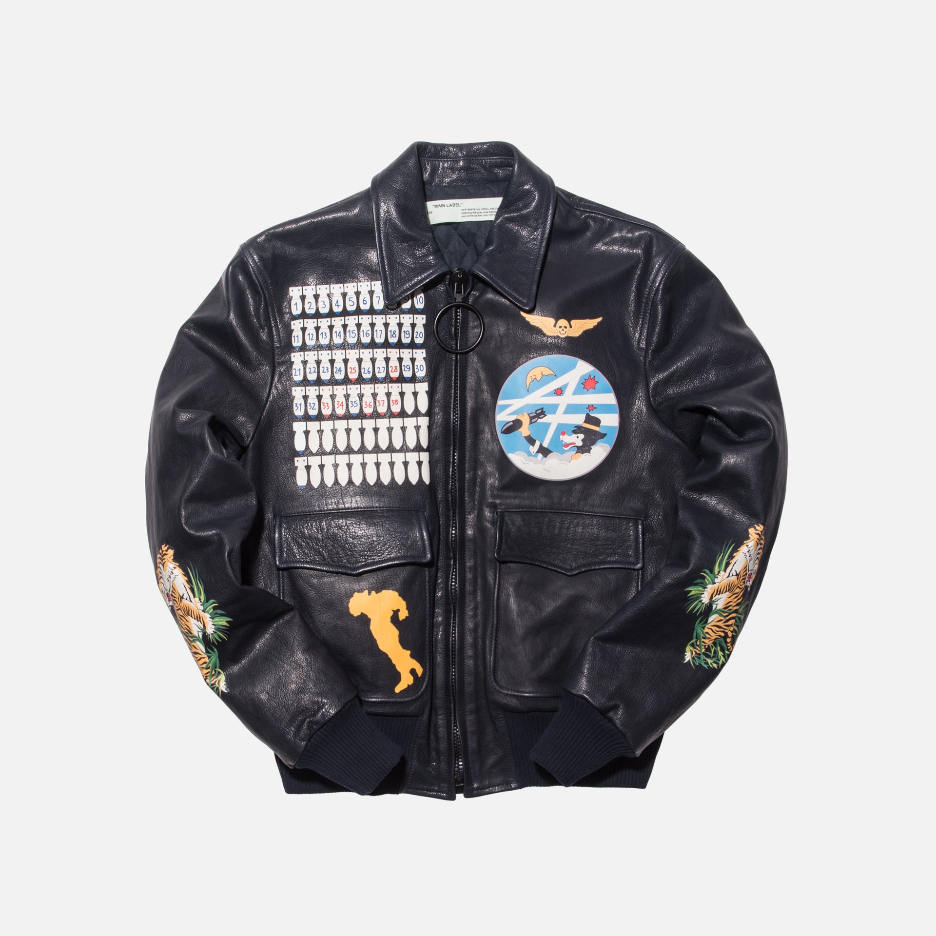Off-White Aviator Bomber - Blue