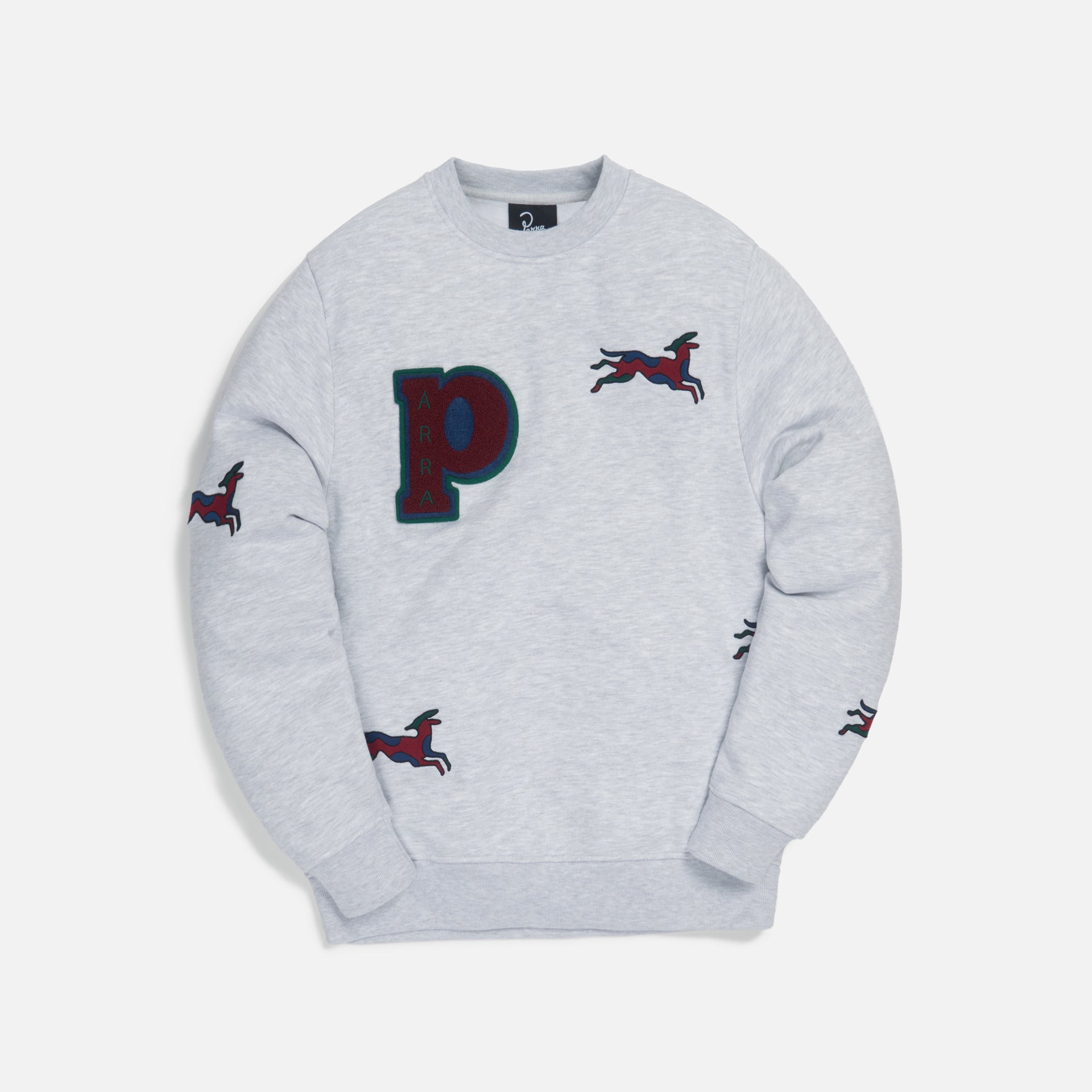 by Parra Jumping Fox Crewneck - Ash Grey
