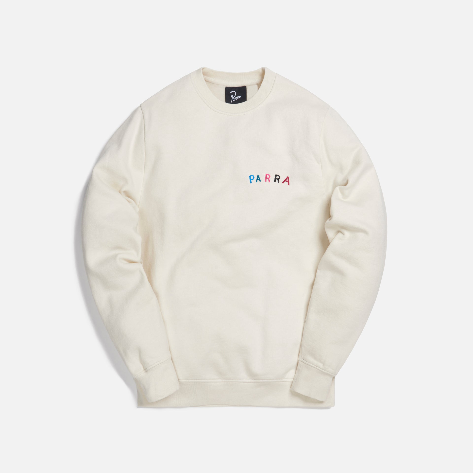 by Parra Fonts Are Us Crewneck Sweatshirt - Off White