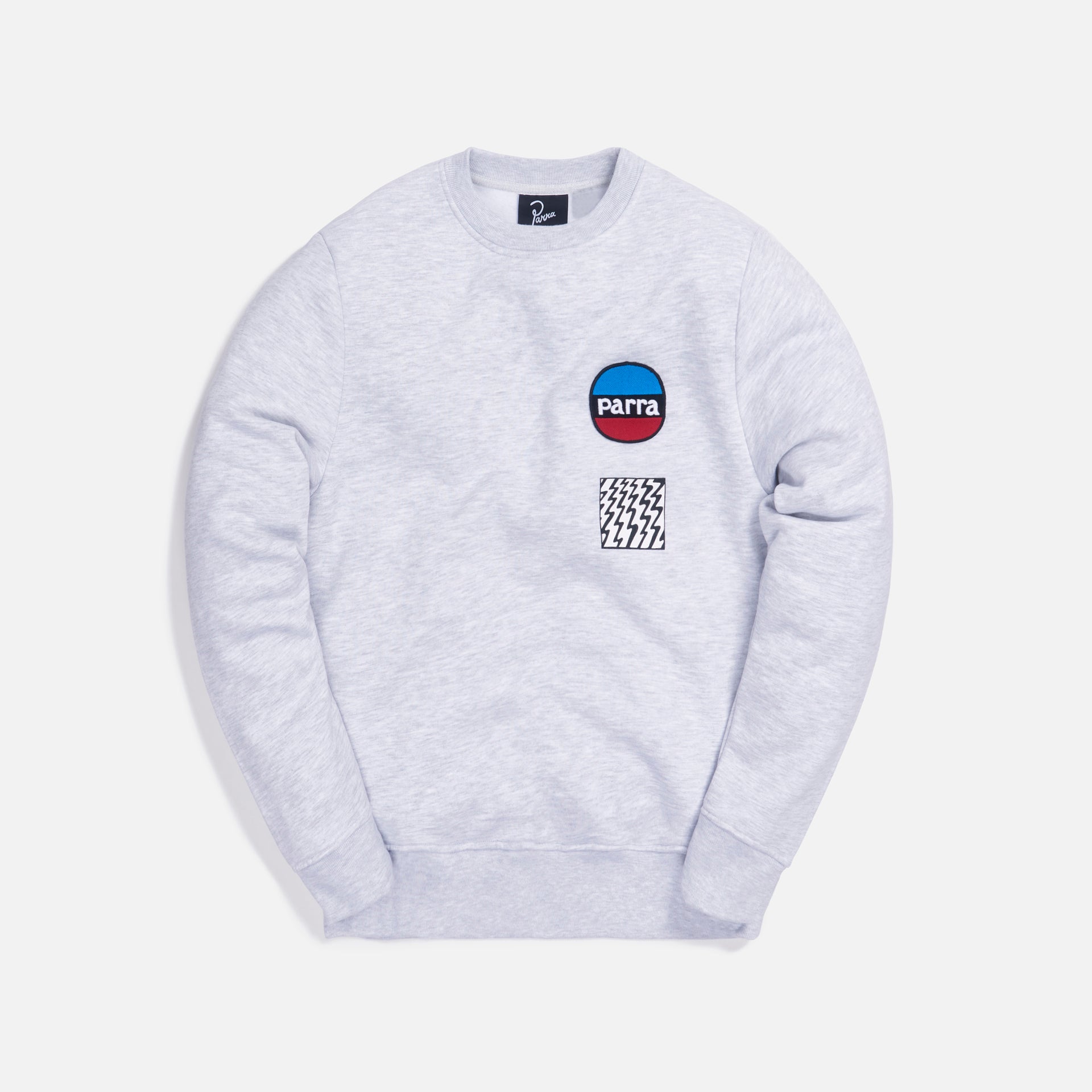 by Parra Racing Fox Crewneck - Ash Grey