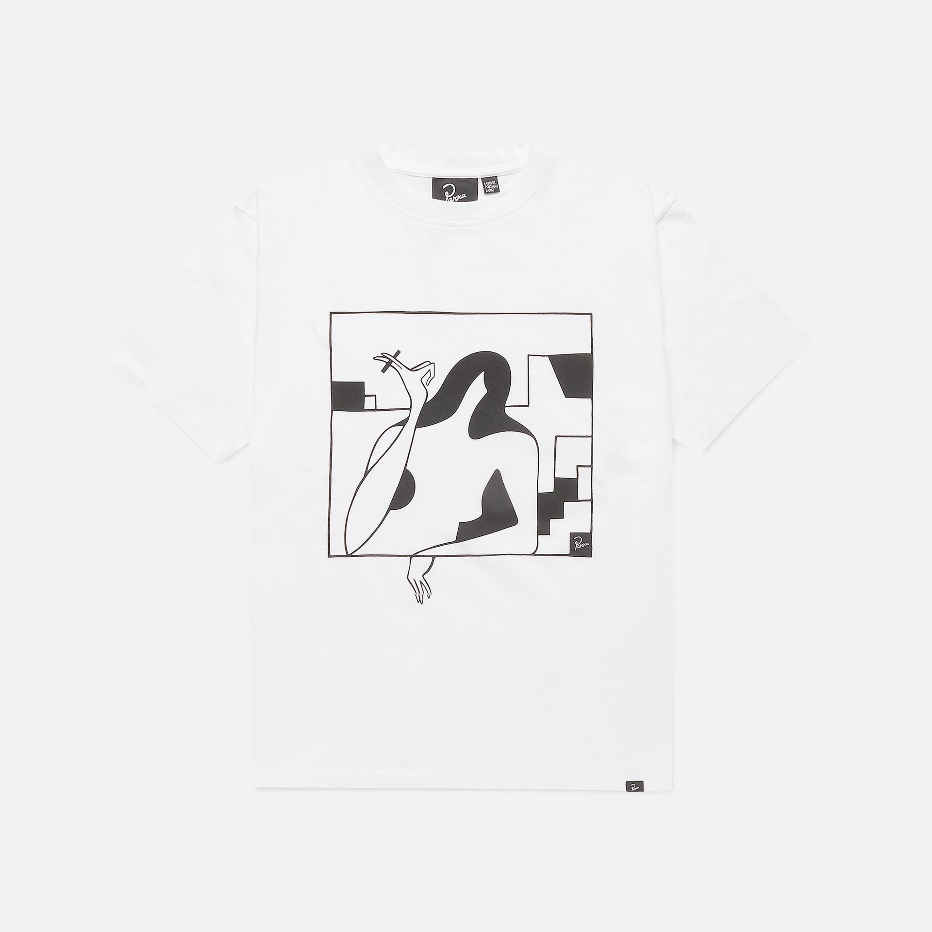 by Parra Lockdown Tee - White