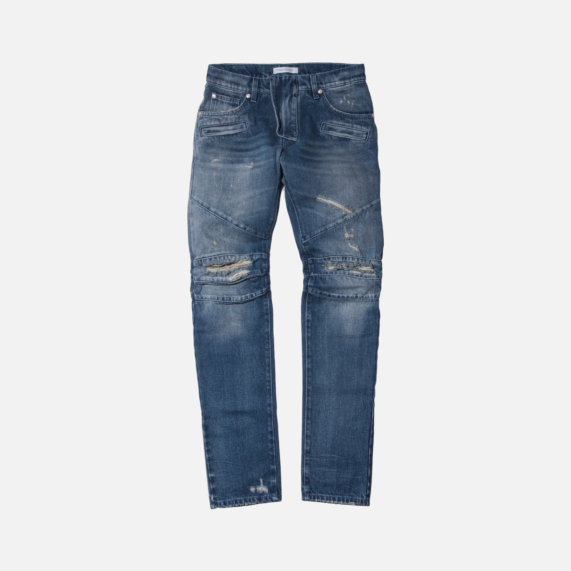 Pierre Balmain Ripped Denim - Navy