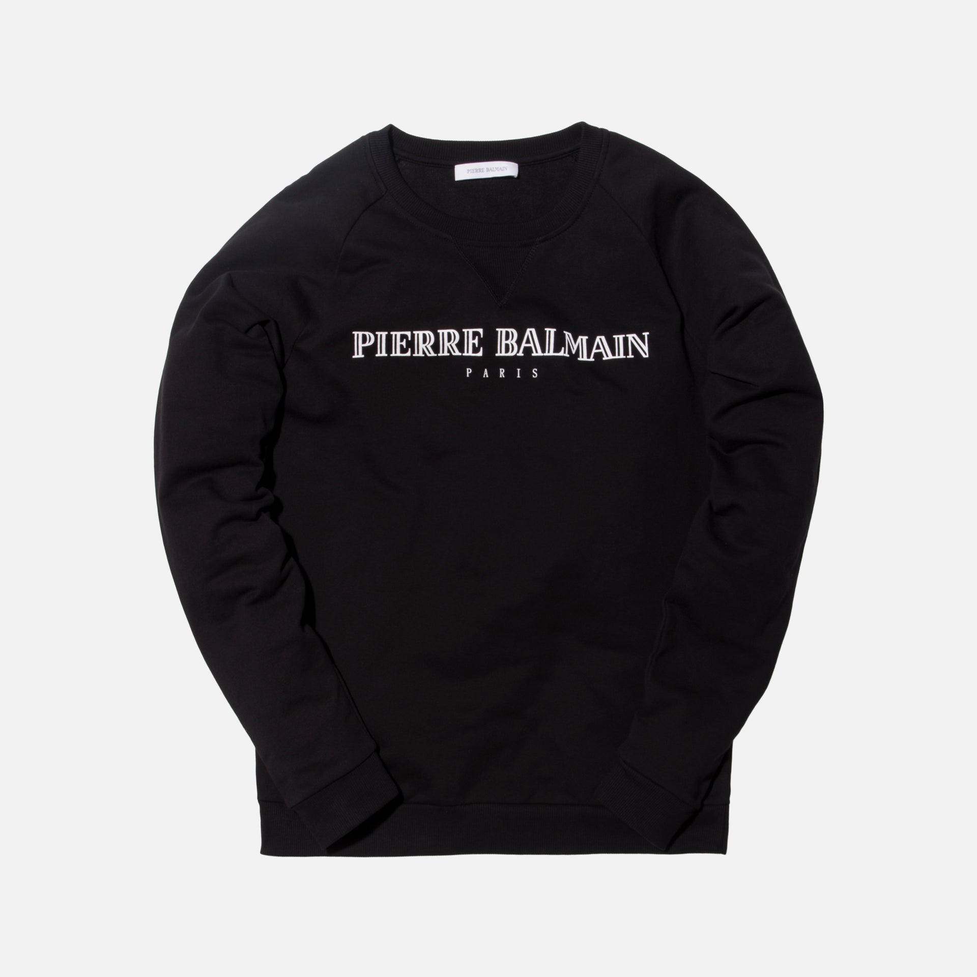 Pierre Balmain Logo Crewneck - Black / White