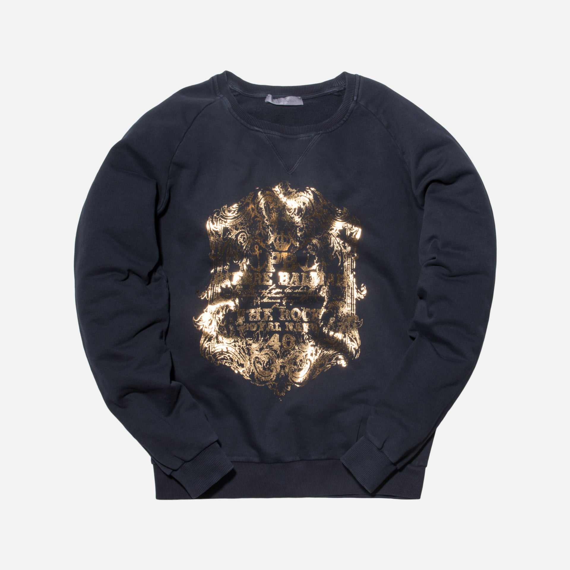 Pierre Balmain Logo Crewneck - Navy