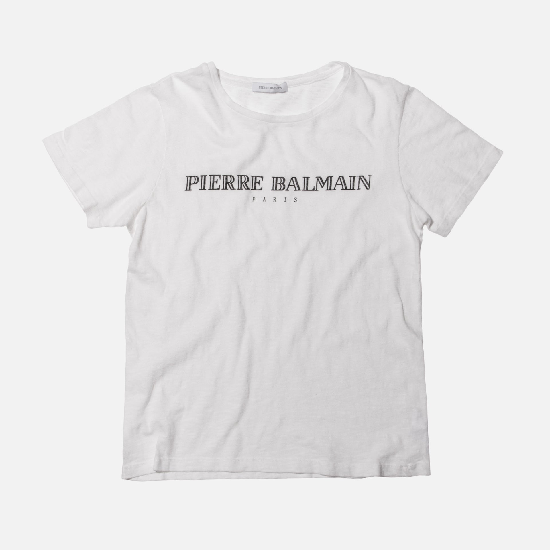 Pierre Balmain Logo Tee - Off White