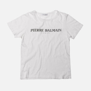 Pierre Balmain Logo Tee - Off White