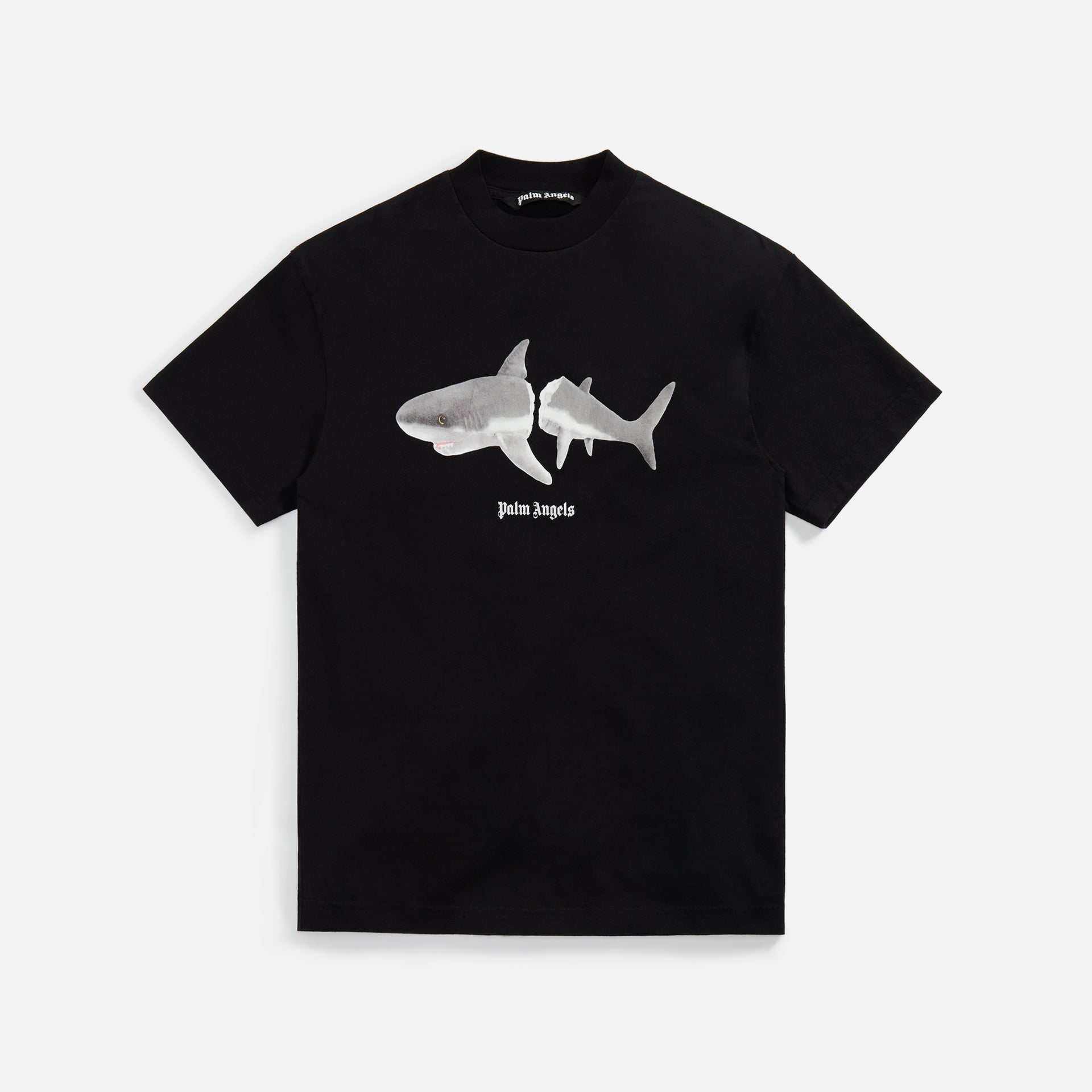 Palm Angels Shark Classic Tee - Black / White