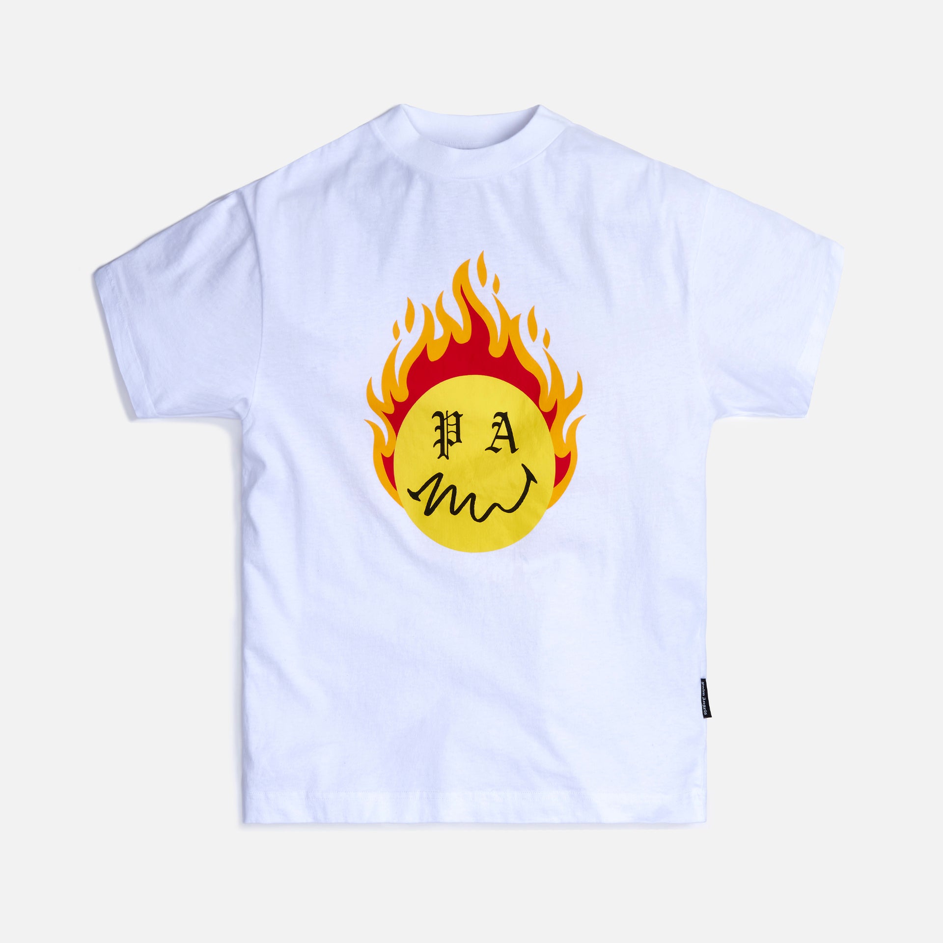 Palm Angels Burning Head Tee - White