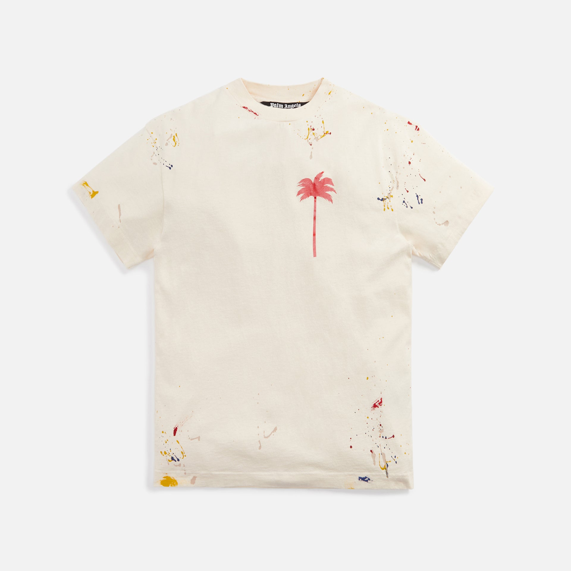 Palm Angels PXP Painted Classic Tee - Off White