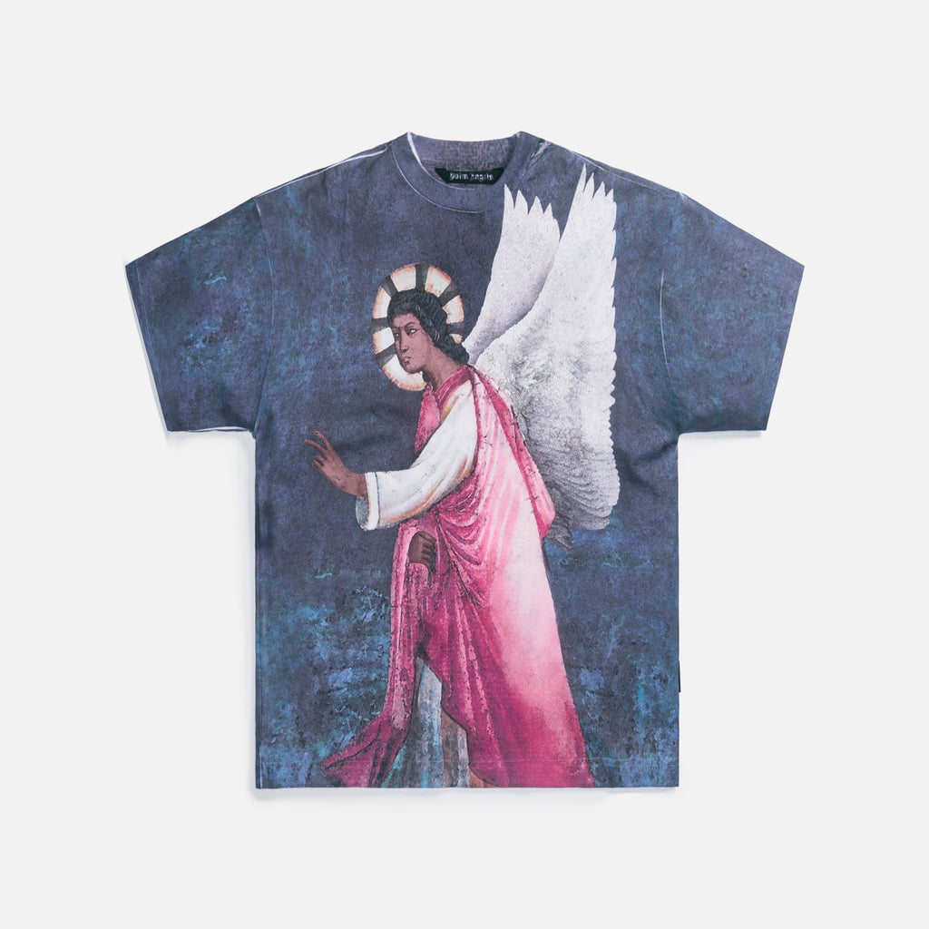 PALM ANGELS logo tee /loose t-shirt/ 