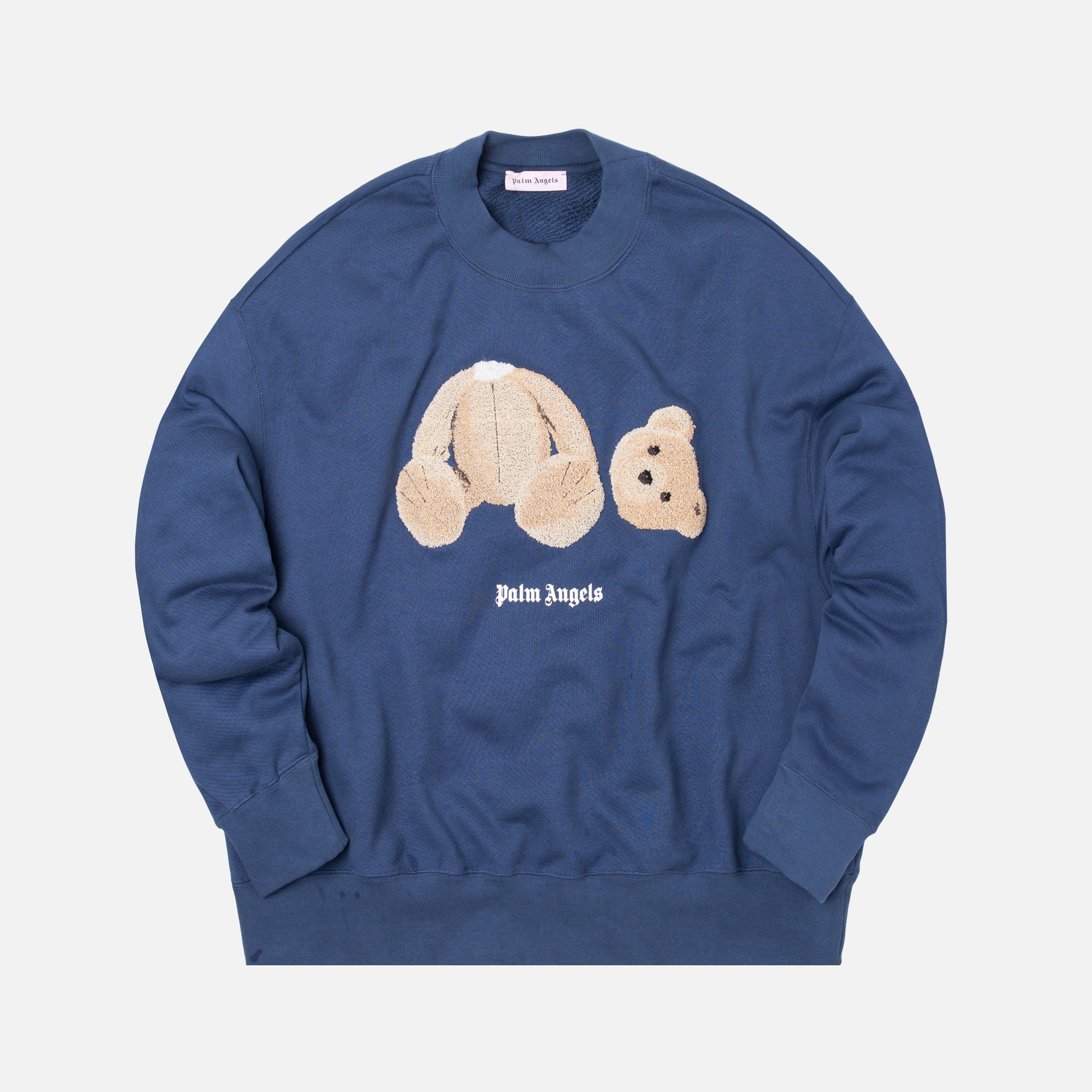 Palm Angels Kill The Bear Cropped Crewneck - Blue