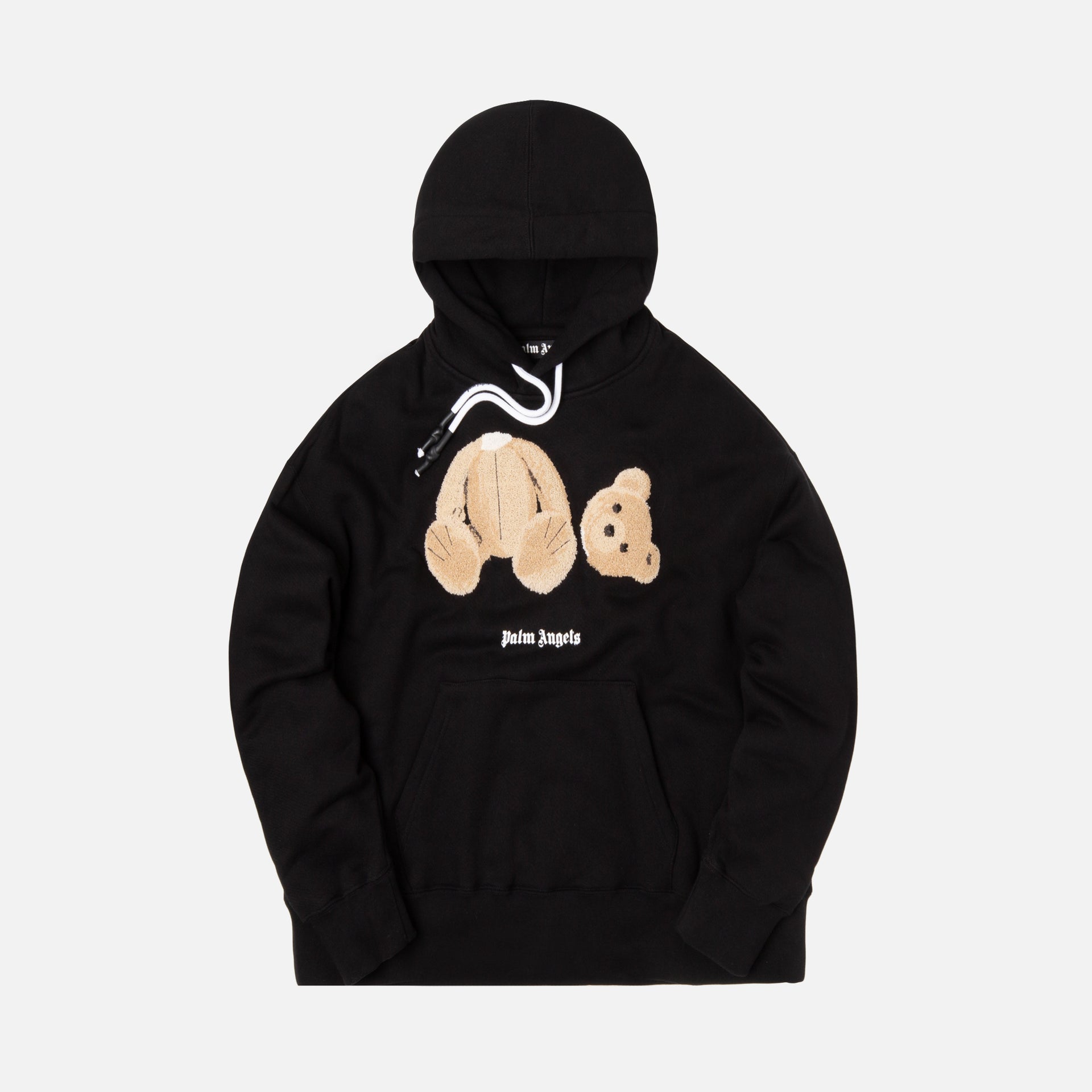 Palm Angels Bear Hoodie - Black