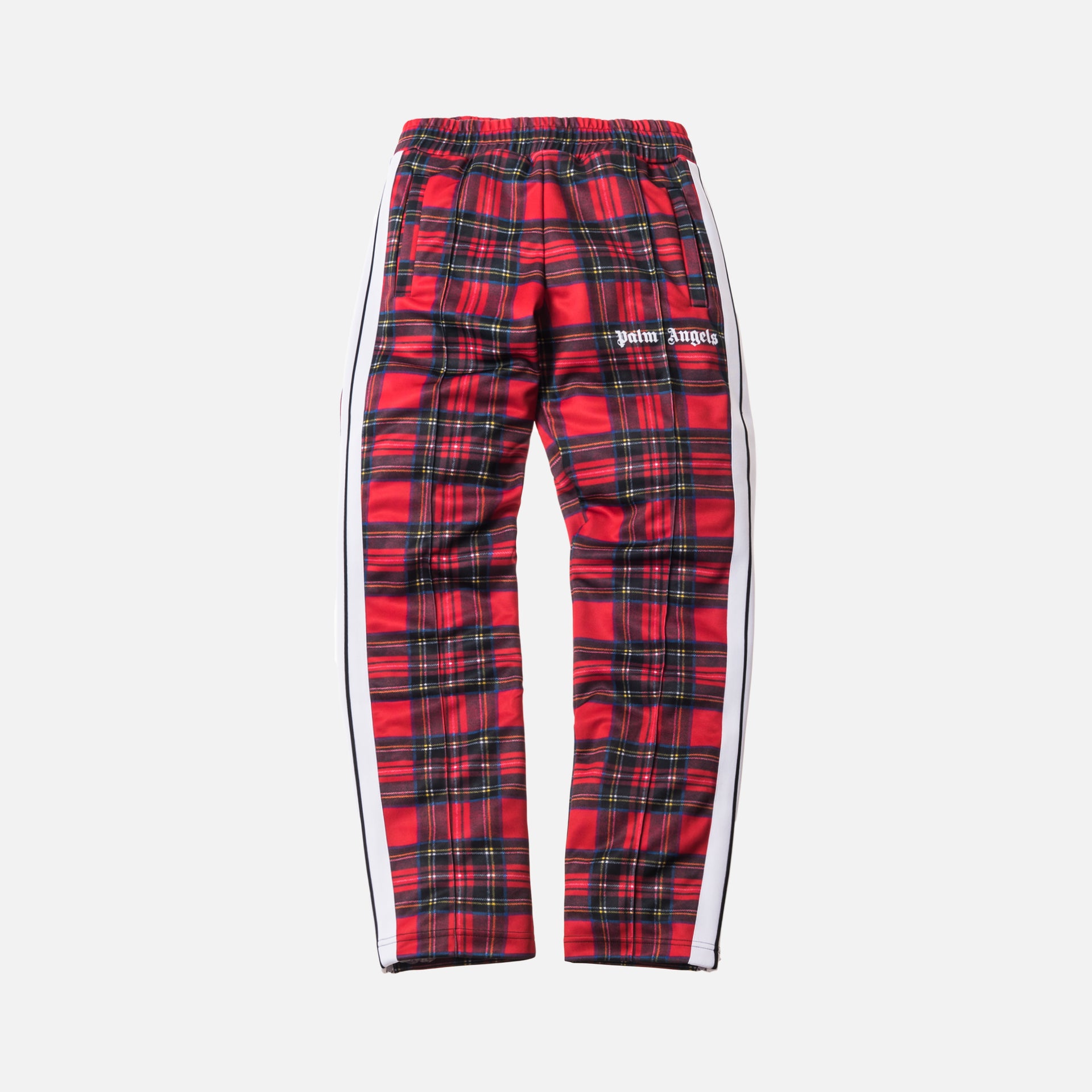 Palm Angels Royal Stewart Tartan Track Pant - Red / White