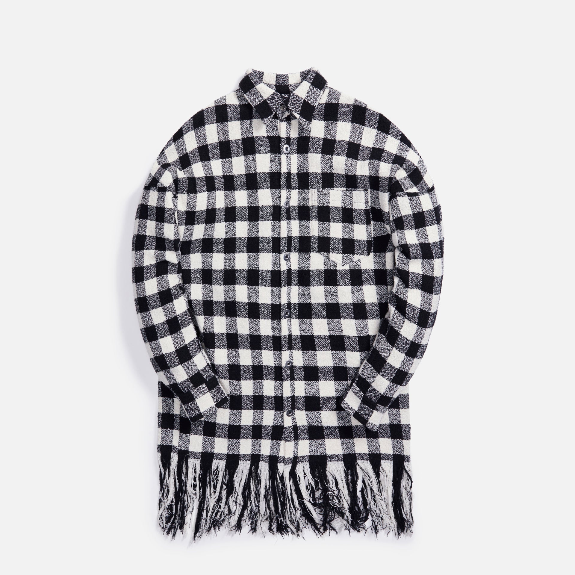 Palm Angels Classic Logo Overshirt - Black / White