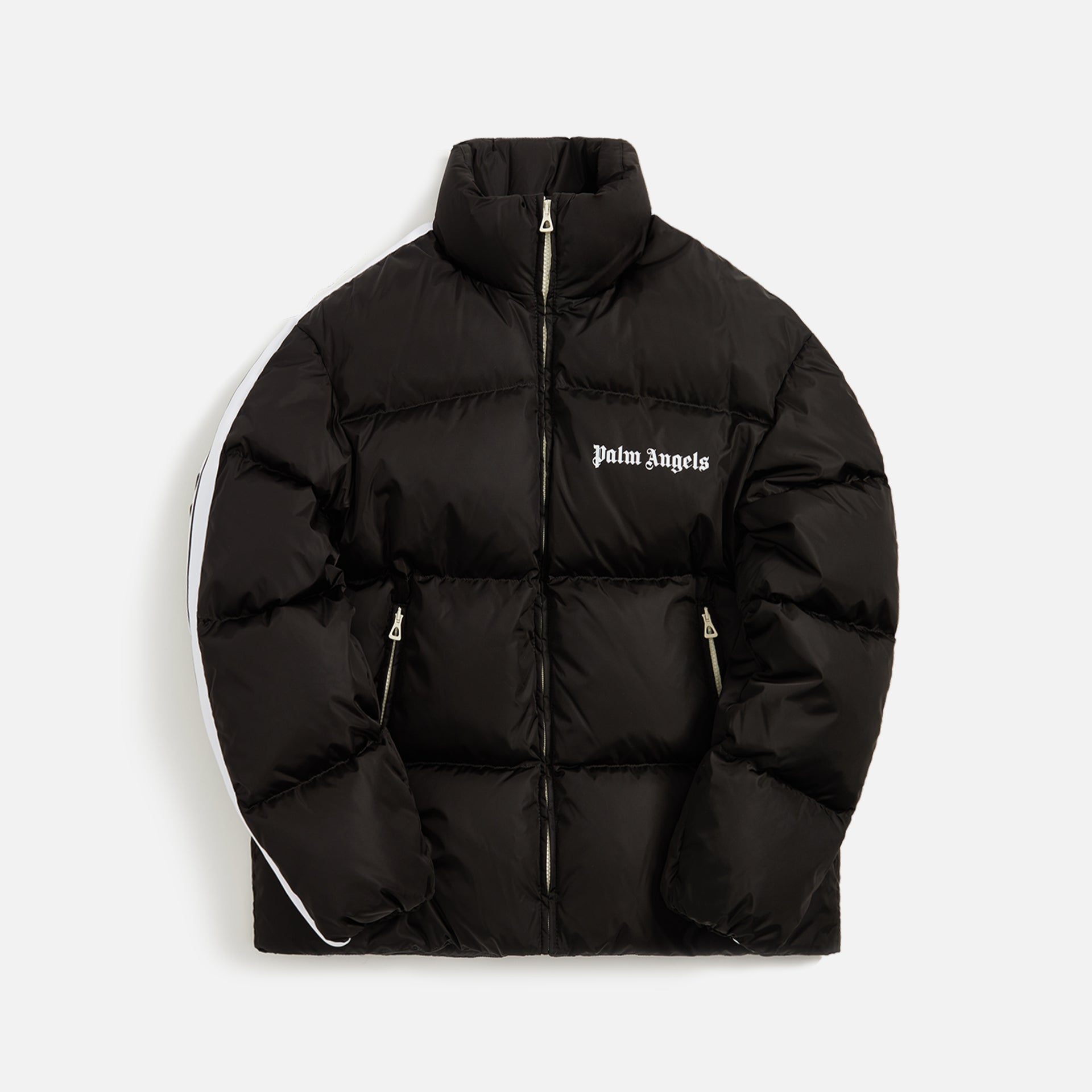 Palm Angels Classic Track Down Jacket - Black / White